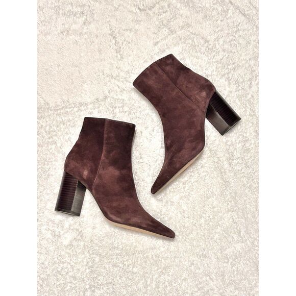 ***SOLD*** STEVE MADDEN Aidan Brown Suede Ankle Boots - Size 8M - Picture 14 of 14